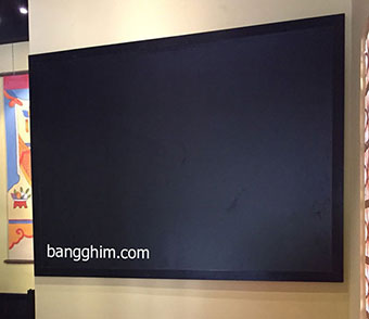 Bảng đen khung gỗ công nghiệp sơn màu đen mã G5011M